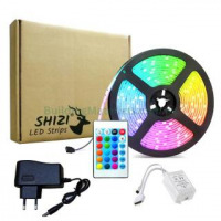 Shizi RGB LED Strip Light - Waterproof, Remote Control, Color Changing (15FT, 300 LEDs) - Complete Kit